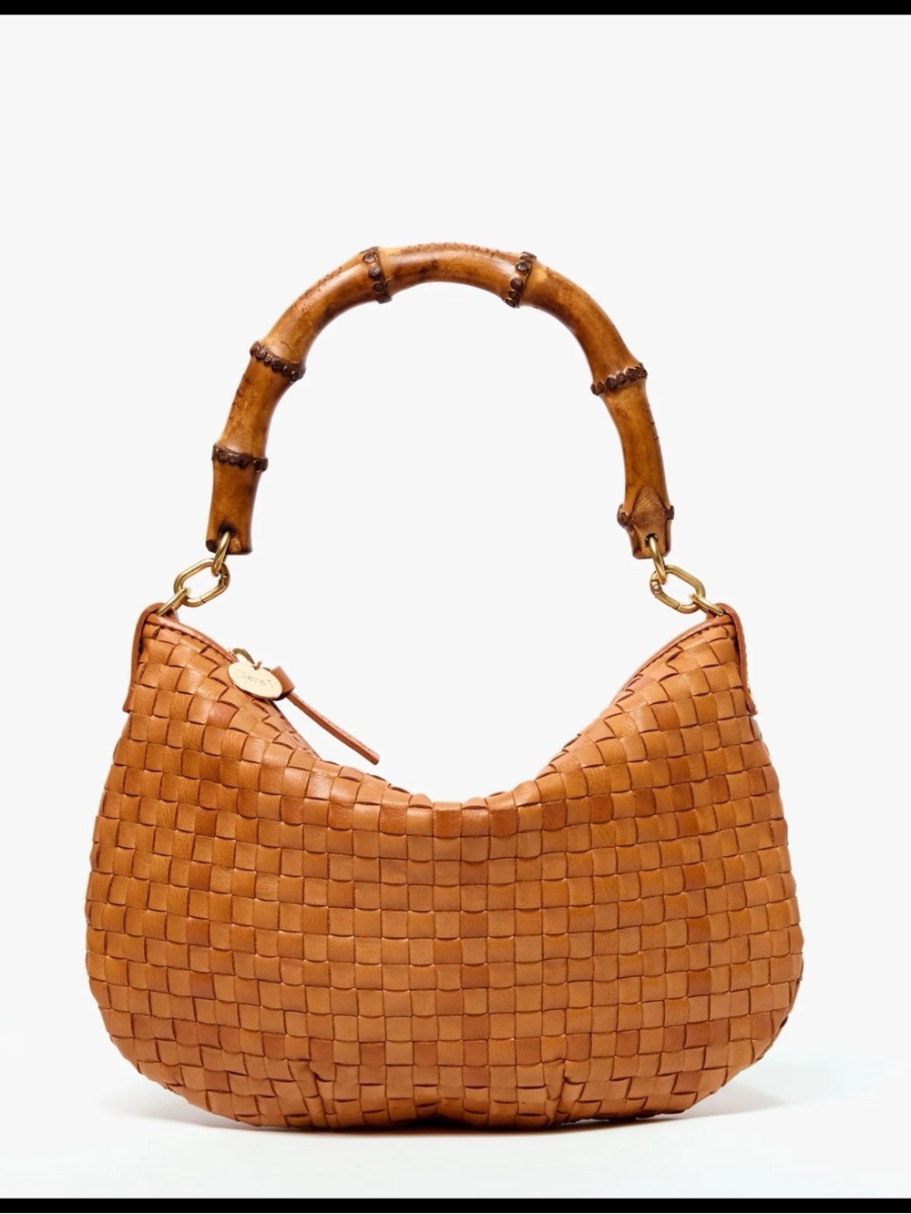 Clare V Top Handle Strap Bamboo. - Picture 3 of 8
